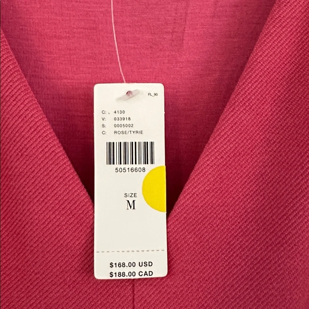NWT Women’s by Anthropologie Lincoln Center Pink Fit & Flare Dress Size Medium